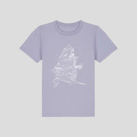 ionnalee illustrated MOUTH OF A RIVER kid tee - CORAL