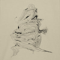 ionnalee illustrated MOUTH OF A RIVER tee - SAND