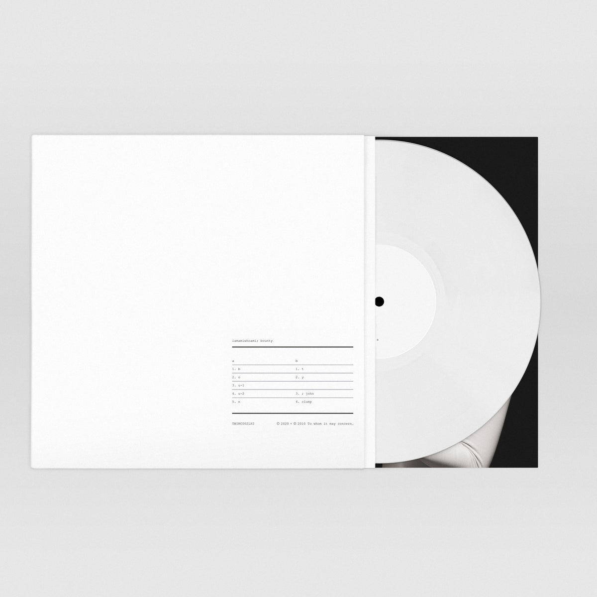 iamamiwhoami - bounty & kin LP bundle
