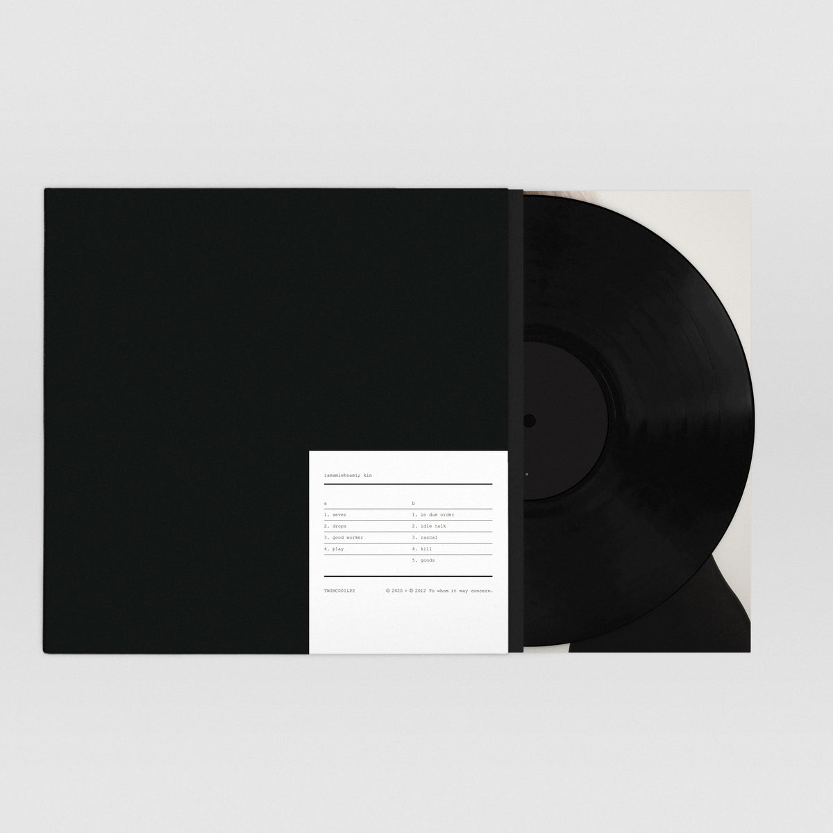 iamamiwhoami - bounty & kin LP bundle