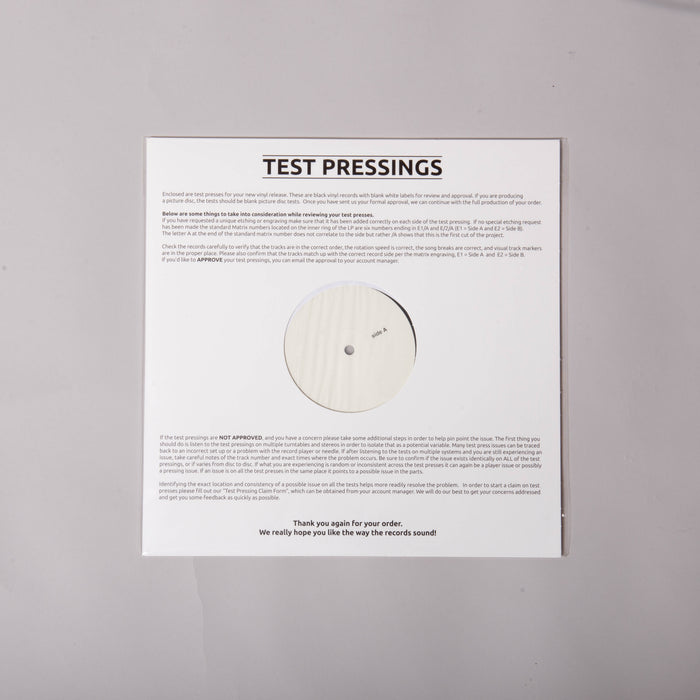 TWIMC ARTIFACTS 01 “KONSERT — Test Pressing”